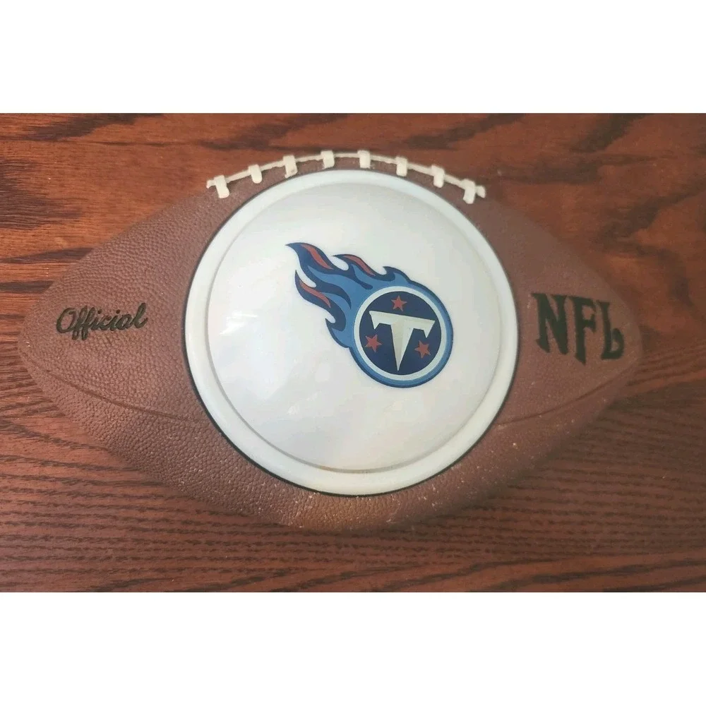 NFL Wall Mounted Football With Touch Light Tennessee Titans TN Ceramic
